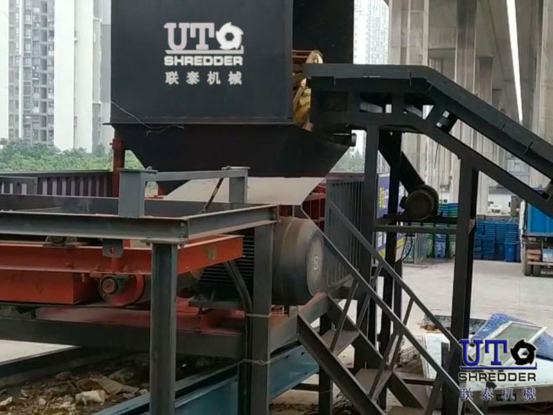 Bulky Waste Furniture Crushing & Sorting processing system