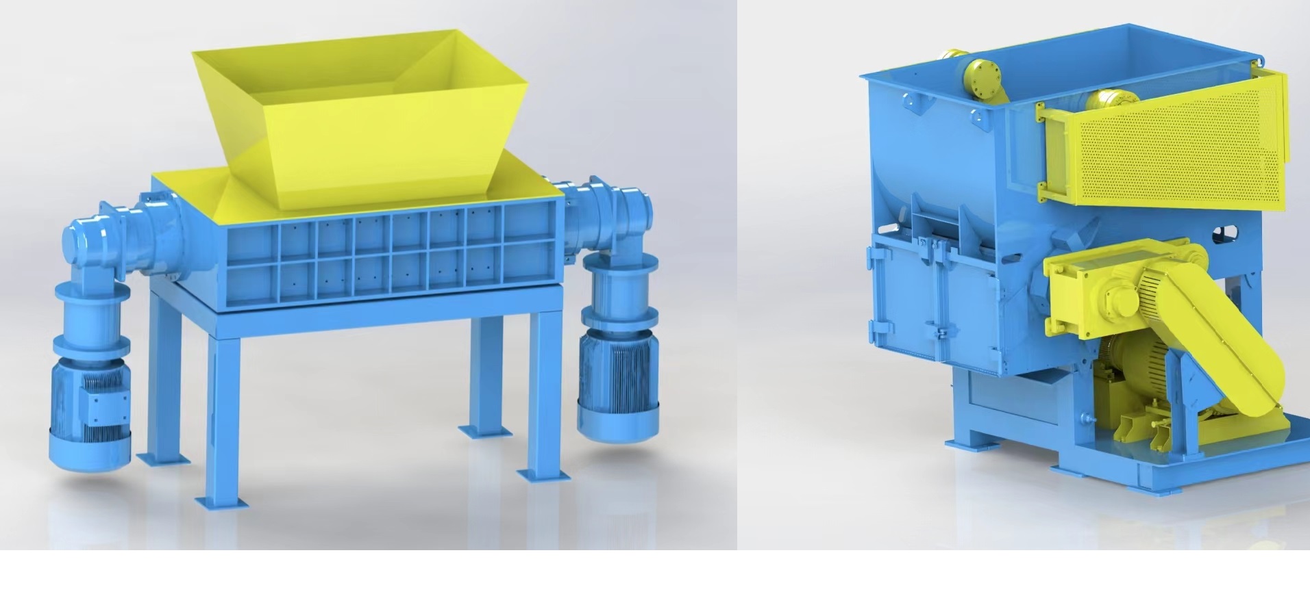 The difference between single shaft shredder and double shaft shredder